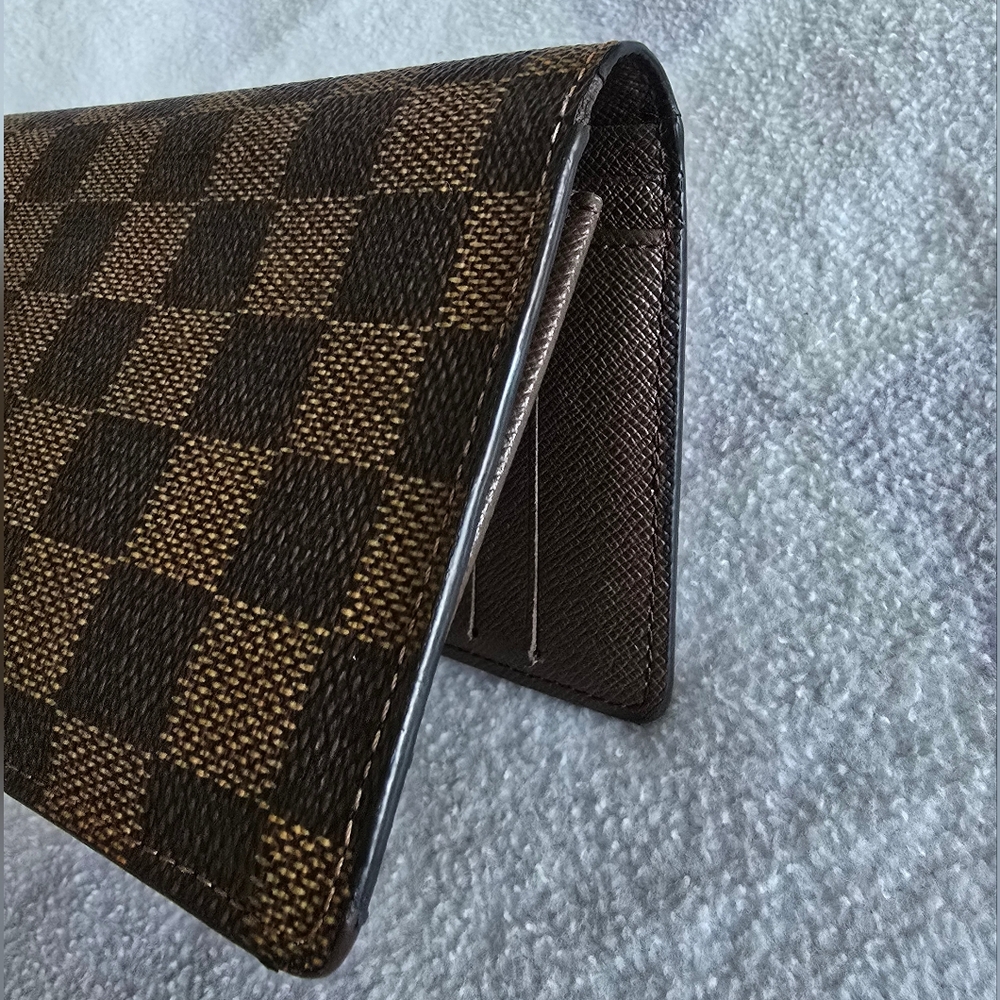 Louis Vuitton Brown Damier Ebene Brazza Wallet - Picture 6 of 11